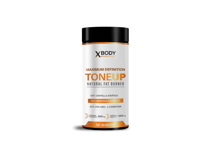 TONE UP - 60 capsulas - X- BODY (Cada 12 u, 1 Gratis. 13 u total)