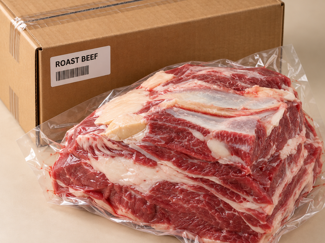 Roast beef (El kg $15.200 x caja)