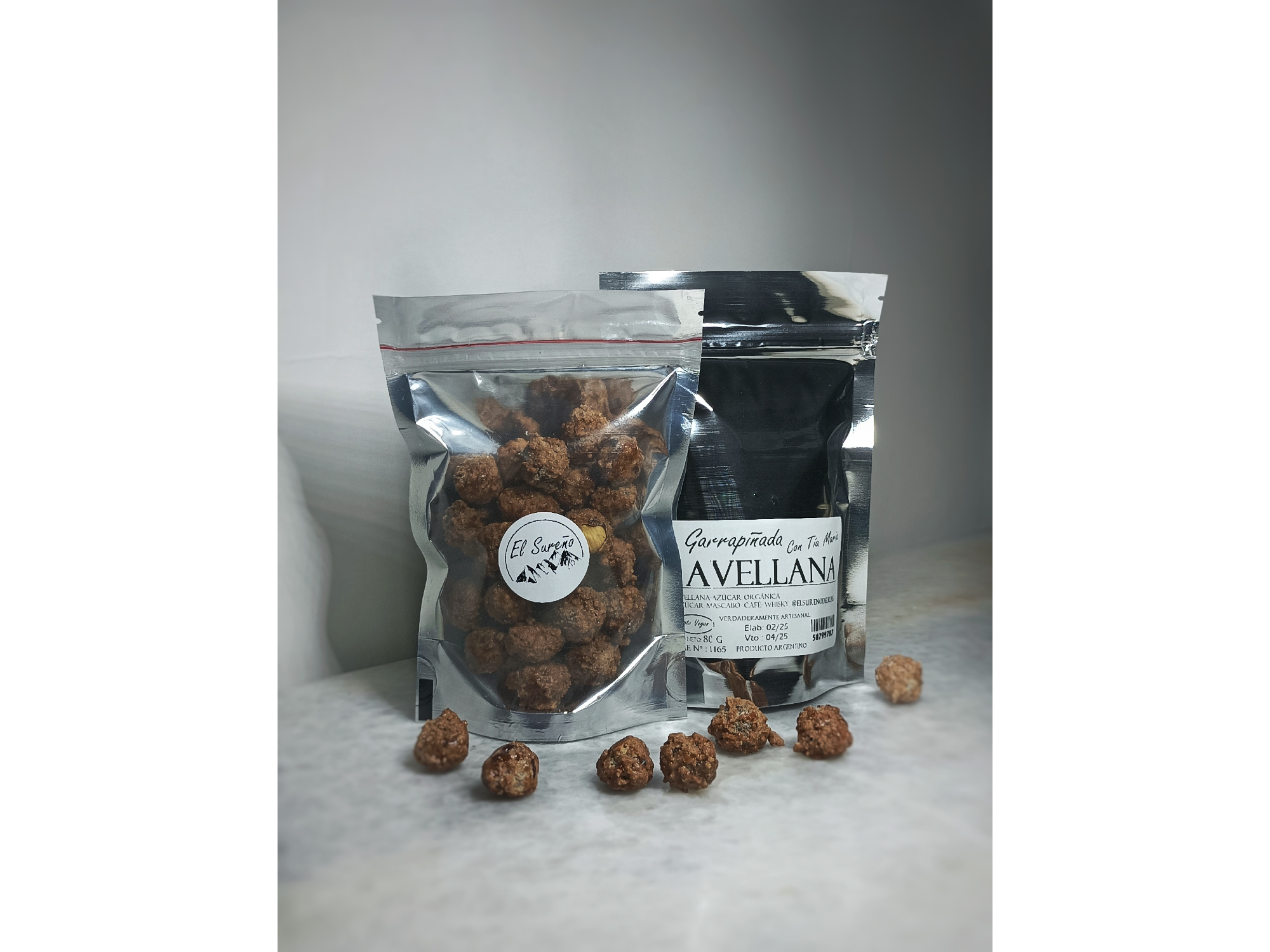 Avellana con café y whisky