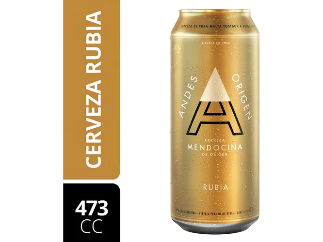 Cerveza Andes Original RUBIA