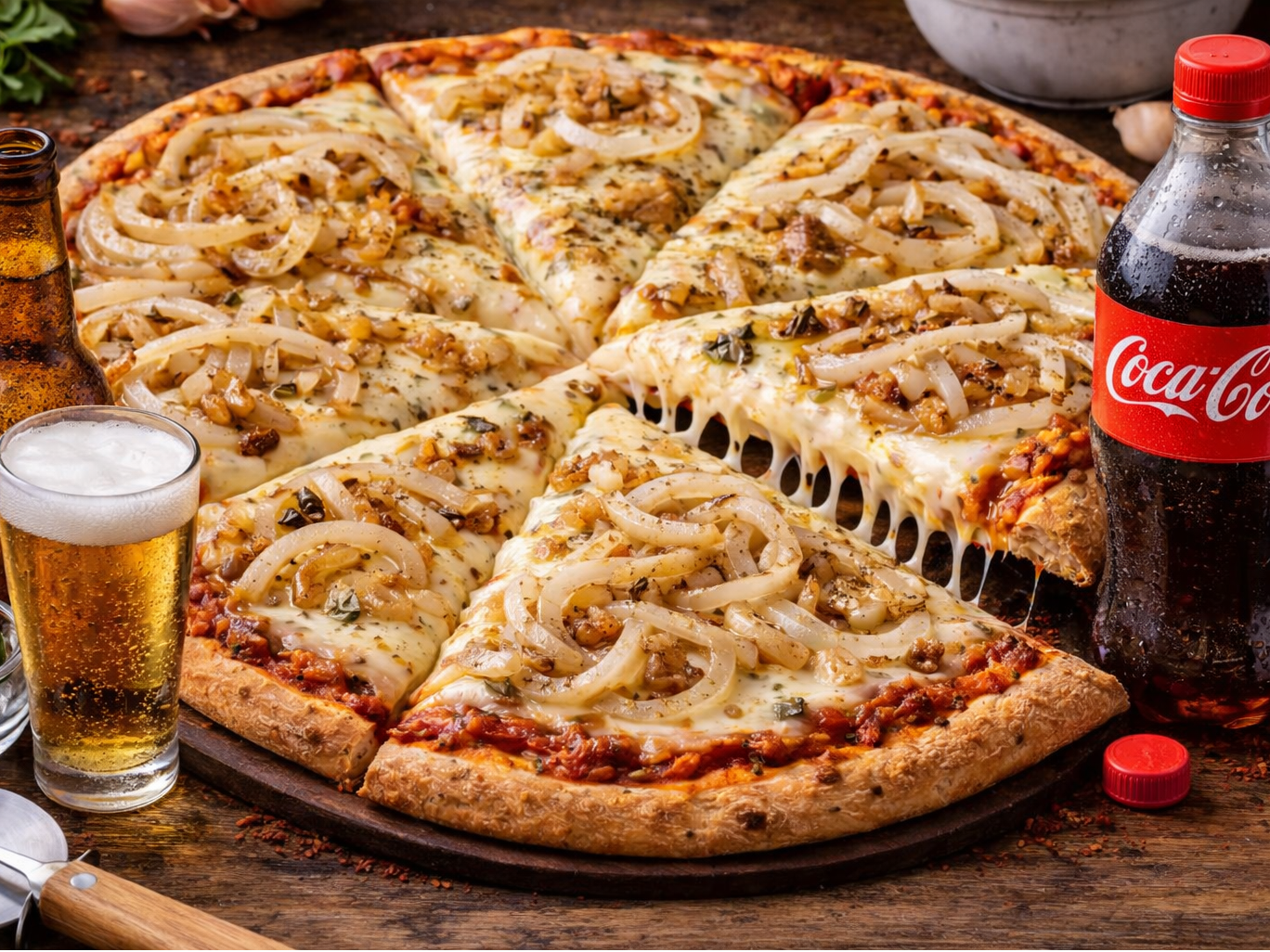 Fugazetta + Gaseosa o Cerveza