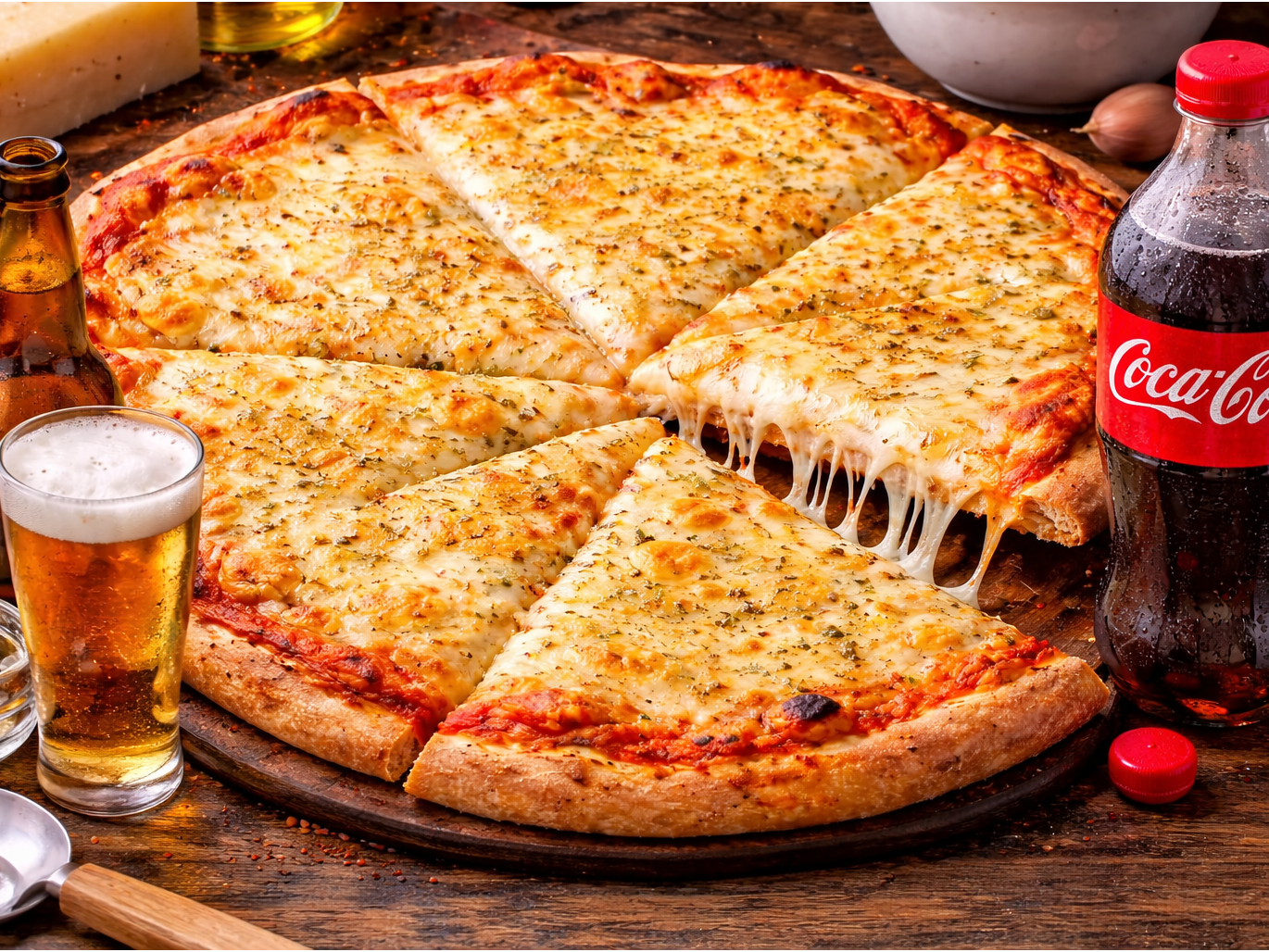 Mozzarella + Gaseosa o Cerveza