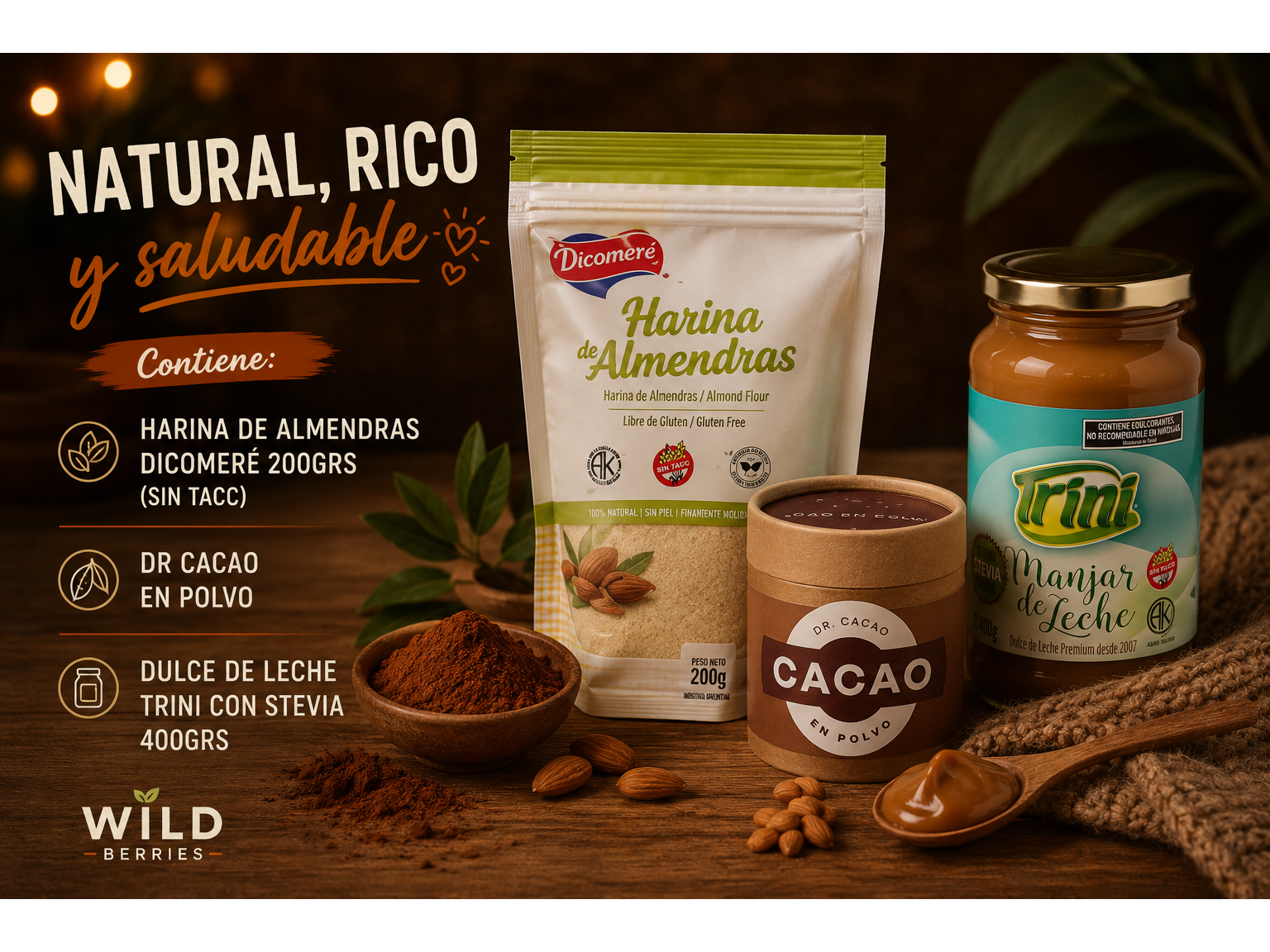 Kit Brownie Fit (sin tacc)