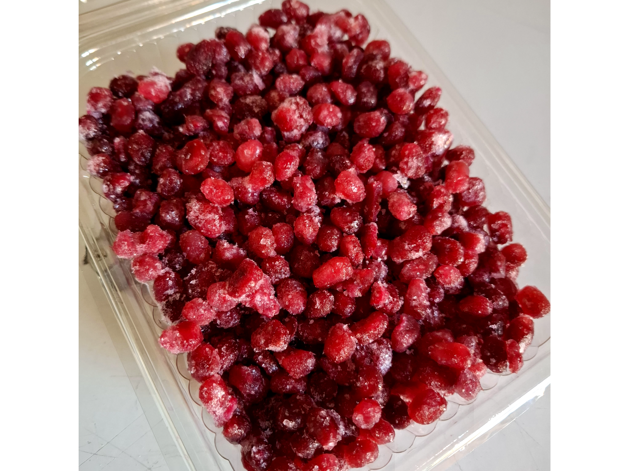 Arilos de granada congelados