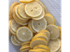 Limón en rodajas congelado
