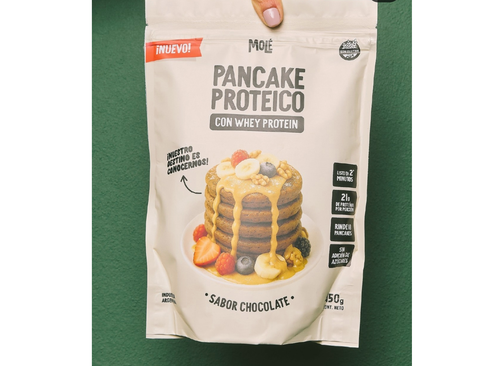 Pancake Proteico Chocolate 450gr