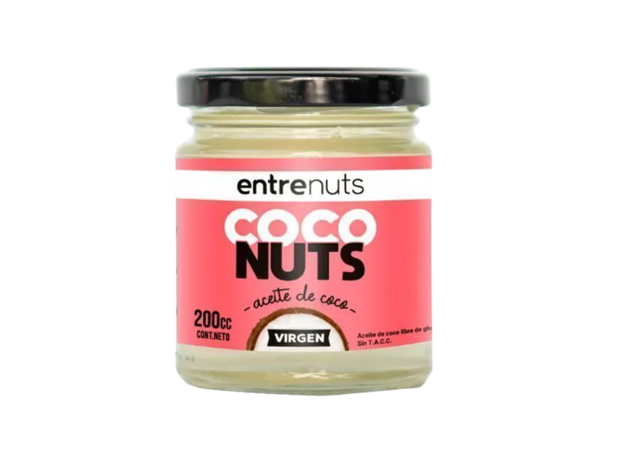 Aceite de coco virgen Entre Nuts 200cc