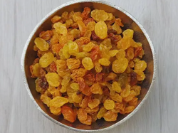 Pasas de uvas rubias sin semilla