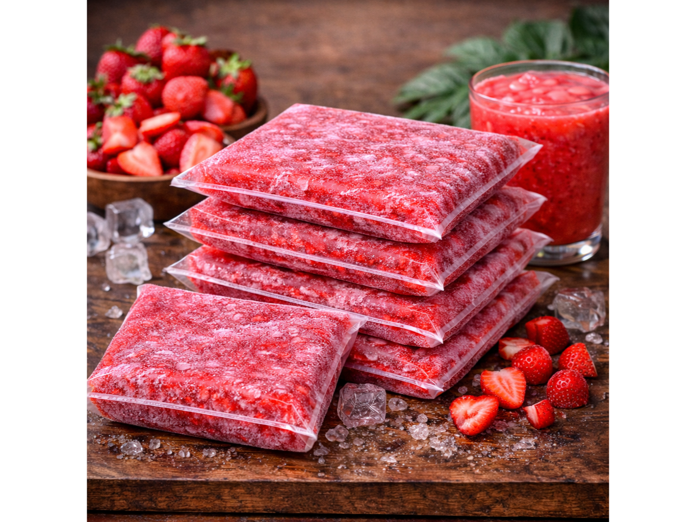 Pulpa de frutilla 500grs