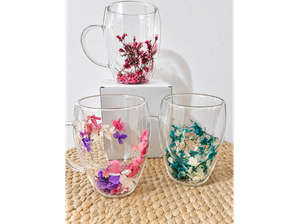Tazas con flores de Aromas de Paz