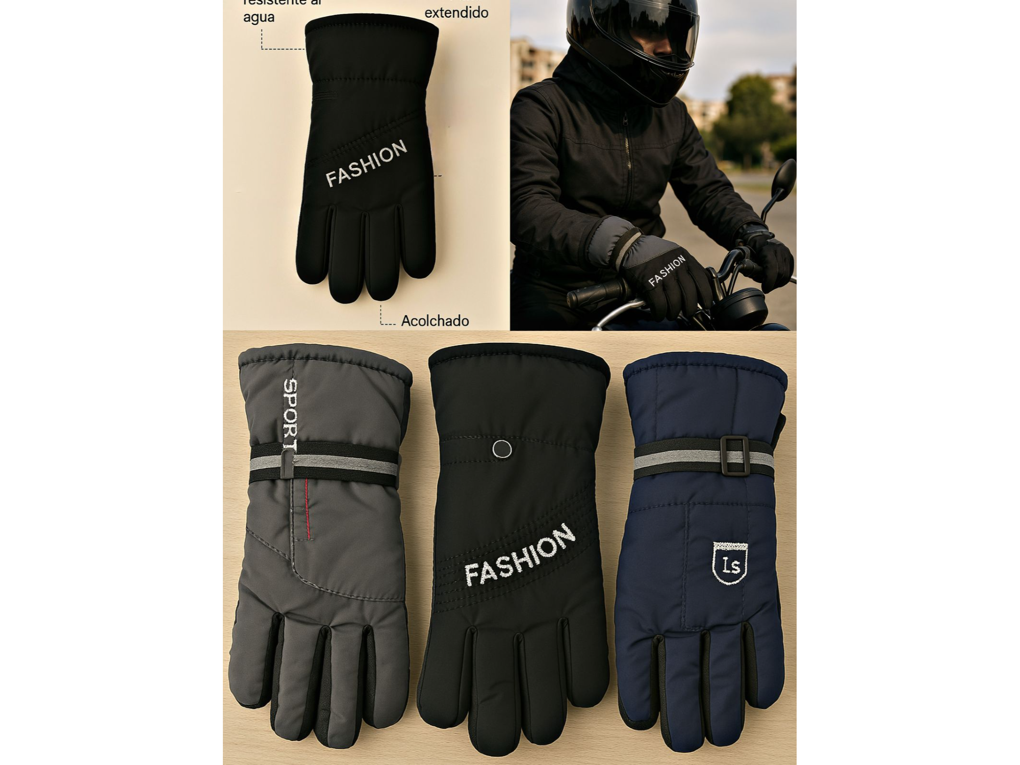 GUANTES DE INVIERNO IMPERMEABLE