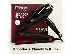 SECADOR Y PLANCHITA DE PELO DINAX