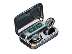 AURICULAR F9, M10 CON VISOR DE BATERIA
