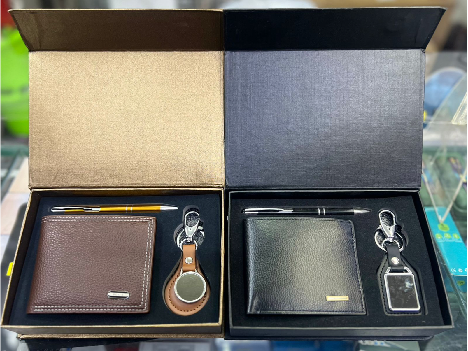 SET DE BILLETERA LAPICERA Y LLAVERO