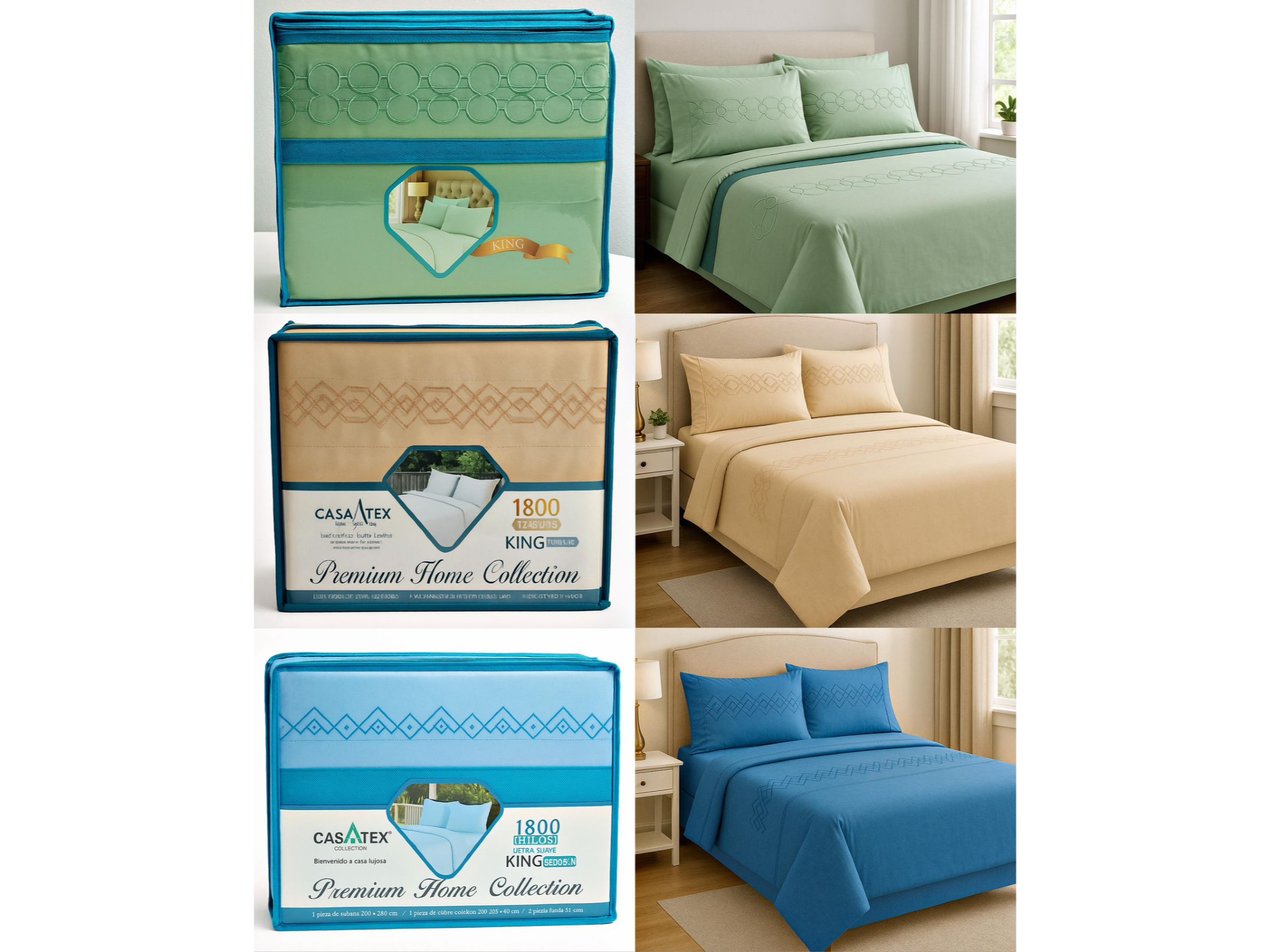 SABANAS CASATEX LISAS KING