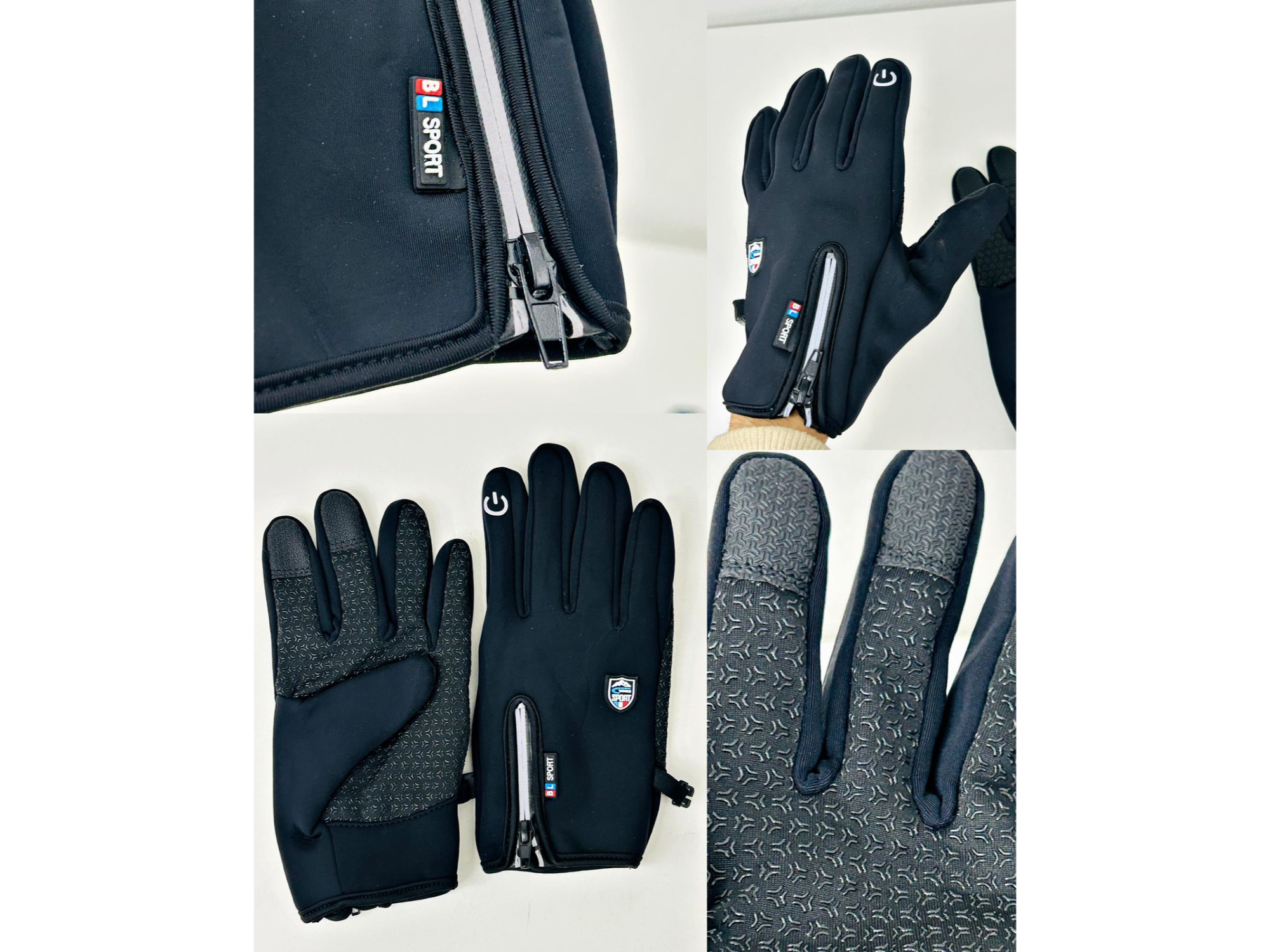 GUANTES IMPERMEABLES CON HUELLA TÁCTIL