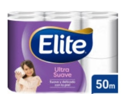 MANGA 32 ROLLOS PAPEL HIG 50mts ELITE DOBLE HOJA 50mts 32 ROLLOS