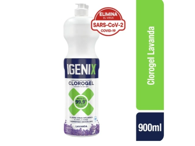 CLORO GEL IGENIX 900mk LAVANDA