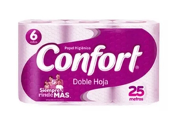 OFERTA MANGA 48 ROLLOS PAPEL HIGIÉNICO CONFORT 25 METROS