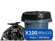 BOLSAS DE BASURA GRANDE  VIRUTEX  80x110