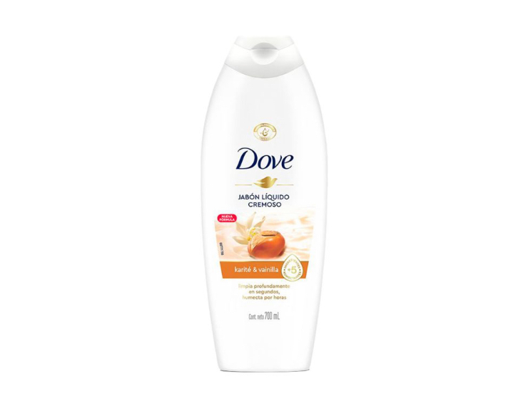 JABÓN LIQUIDO DOVE CREMOSO  700ml  KARIBE Y VAINILLA