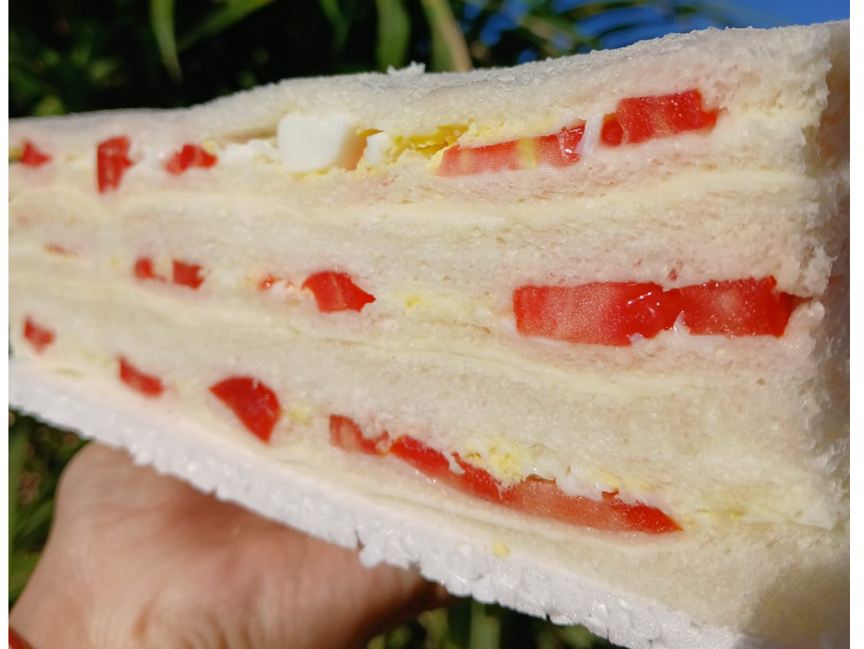 Sandwich Queso y Verdura
