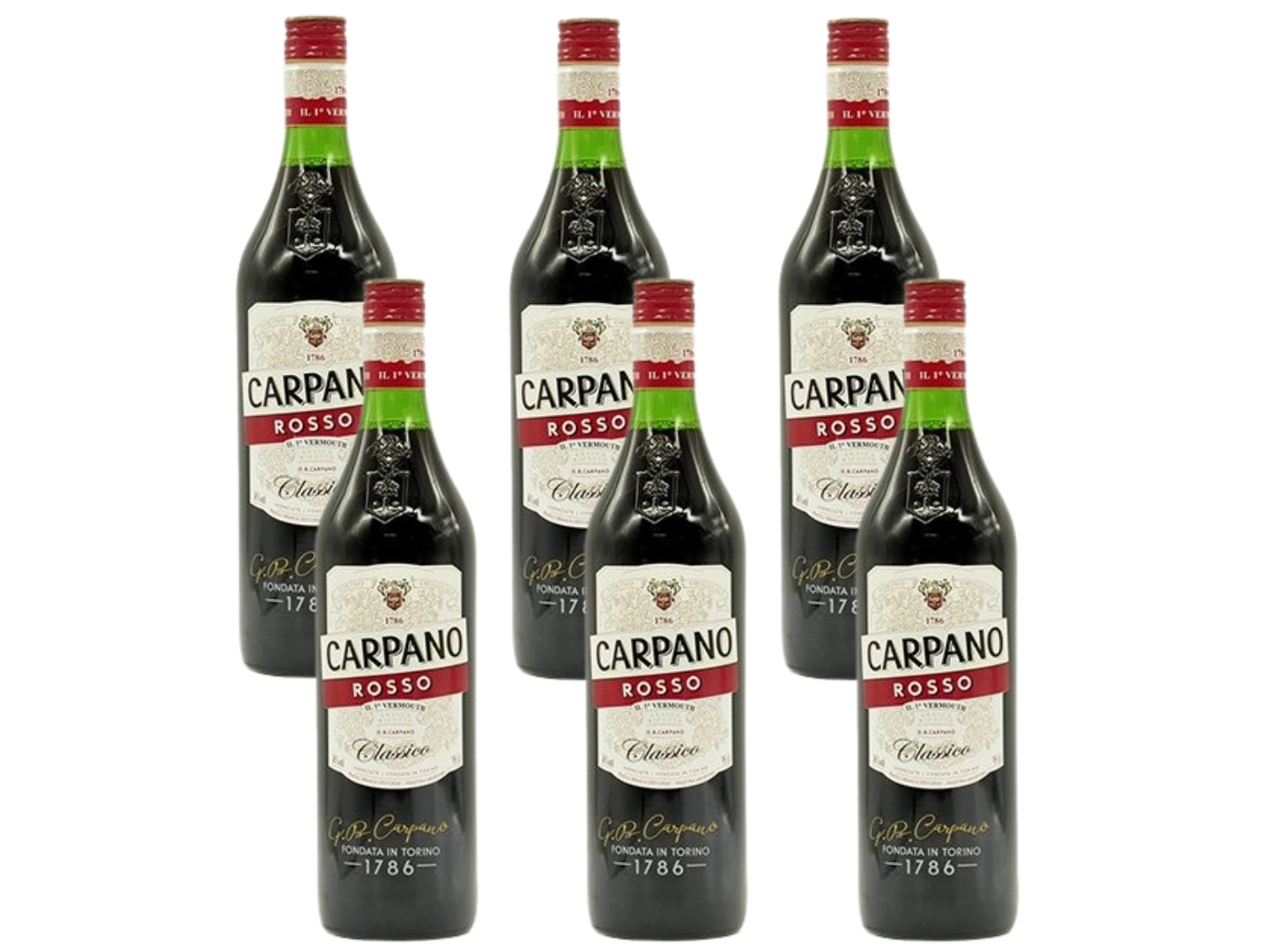 Caja x 06 Carpano Rosso 950 ML