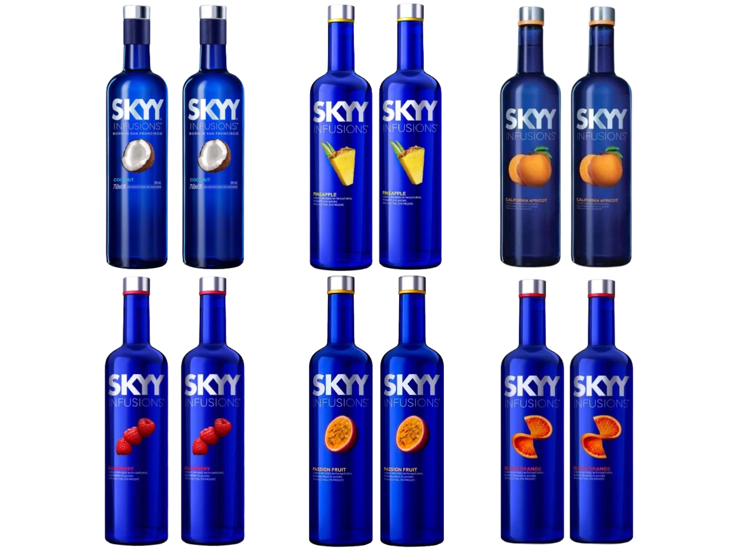 12 Skyy Surtidos ( sabores disponibles)