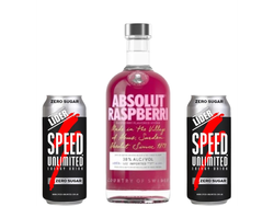 01 Absolut Raspberry+ 02 Speed XL Zero Sugar