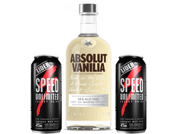 01 Absolut Vainilla 700 ML + 02 Speed XL