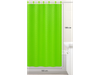 Cortina de baño: paño de tela + paño impermeable + ganchos color verde