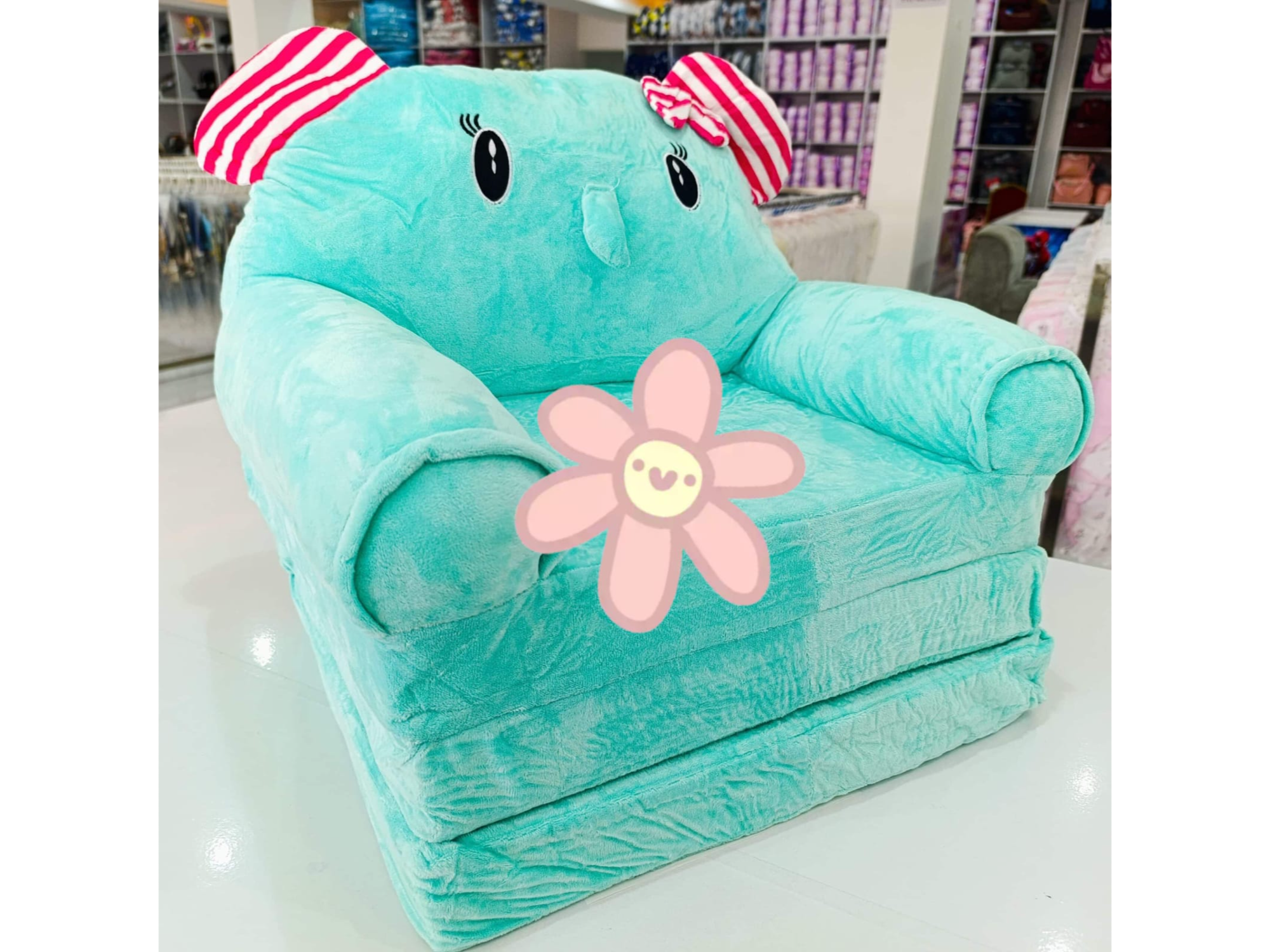 Sofá-cama plegables turquesa