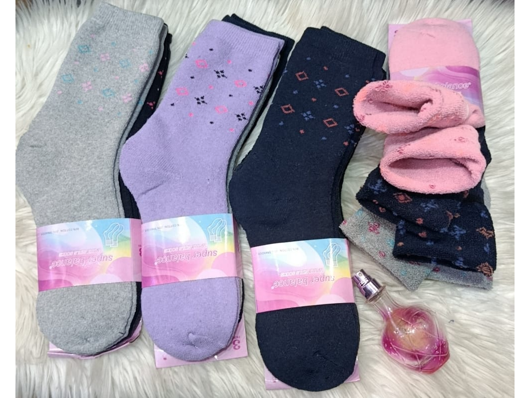 Doc. Medias Tobilleras atoalladas de Mujer