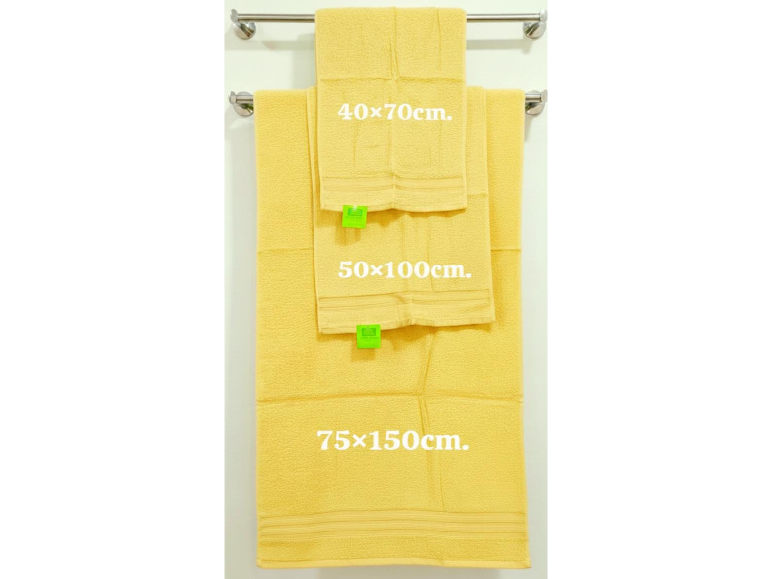 Set de toallas de algodón