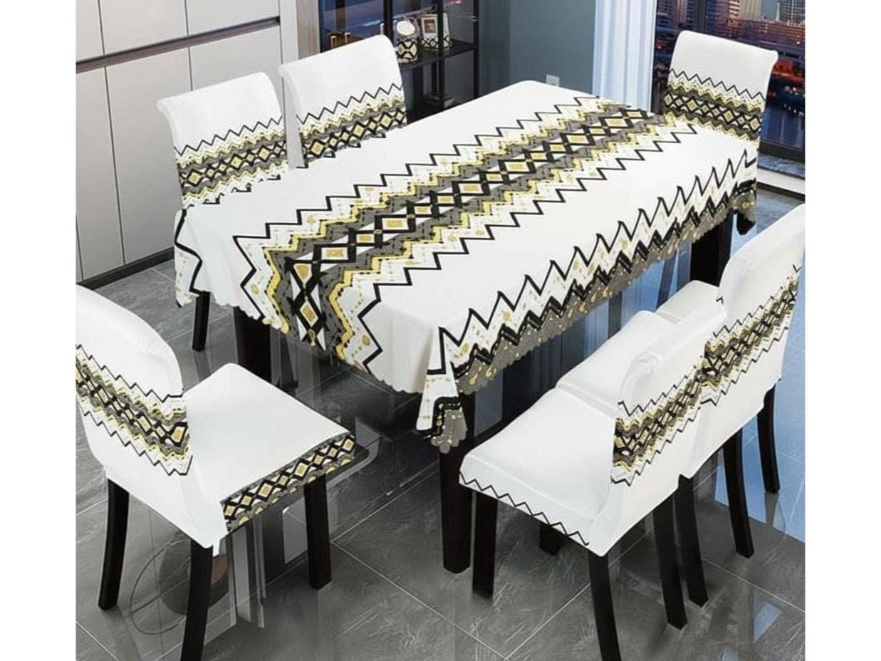 Set de 7 piezas: 6 cubresillas y 1 mantel (Copia)