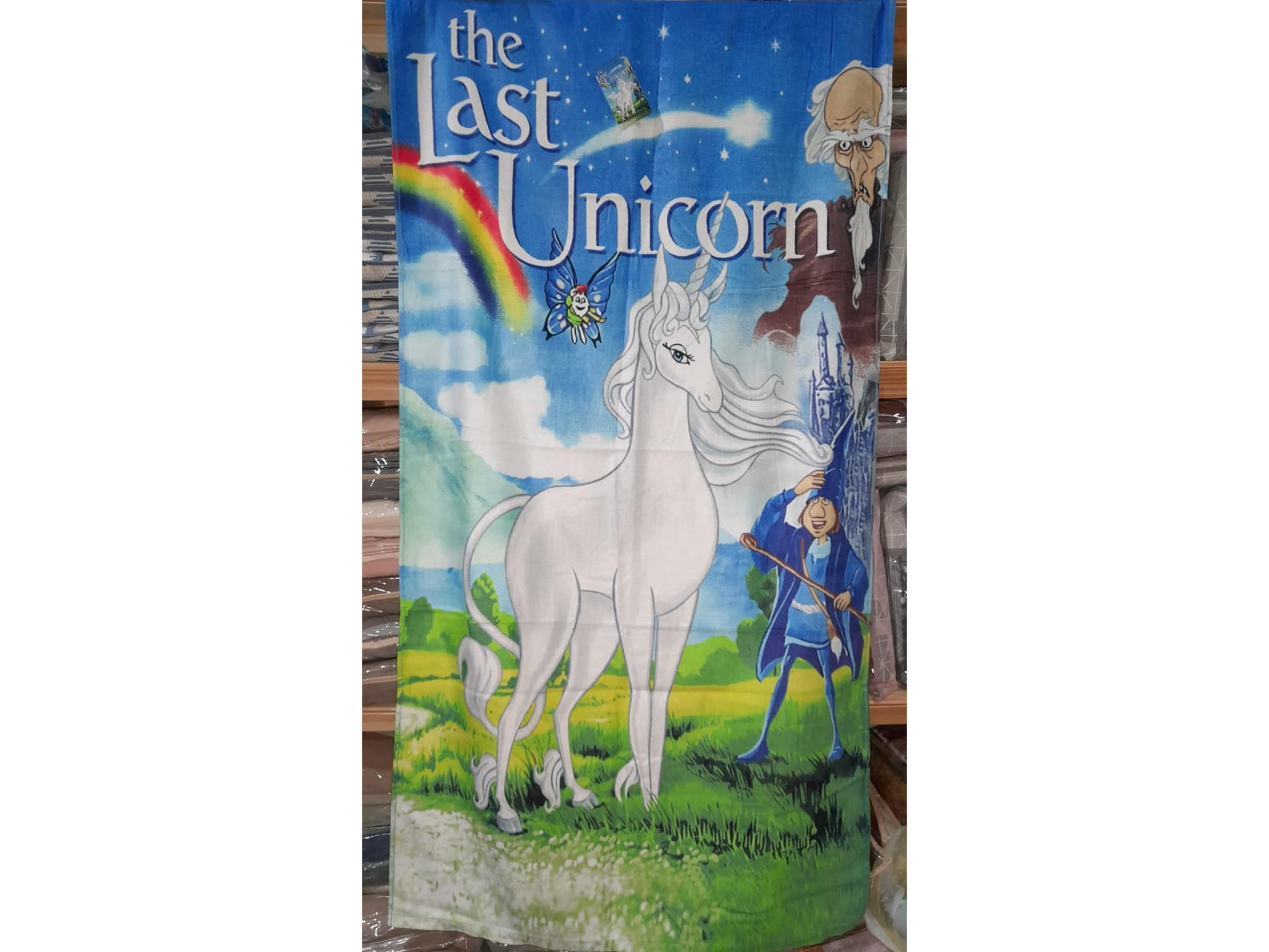 Toallón Infantil de algodón Unicornio