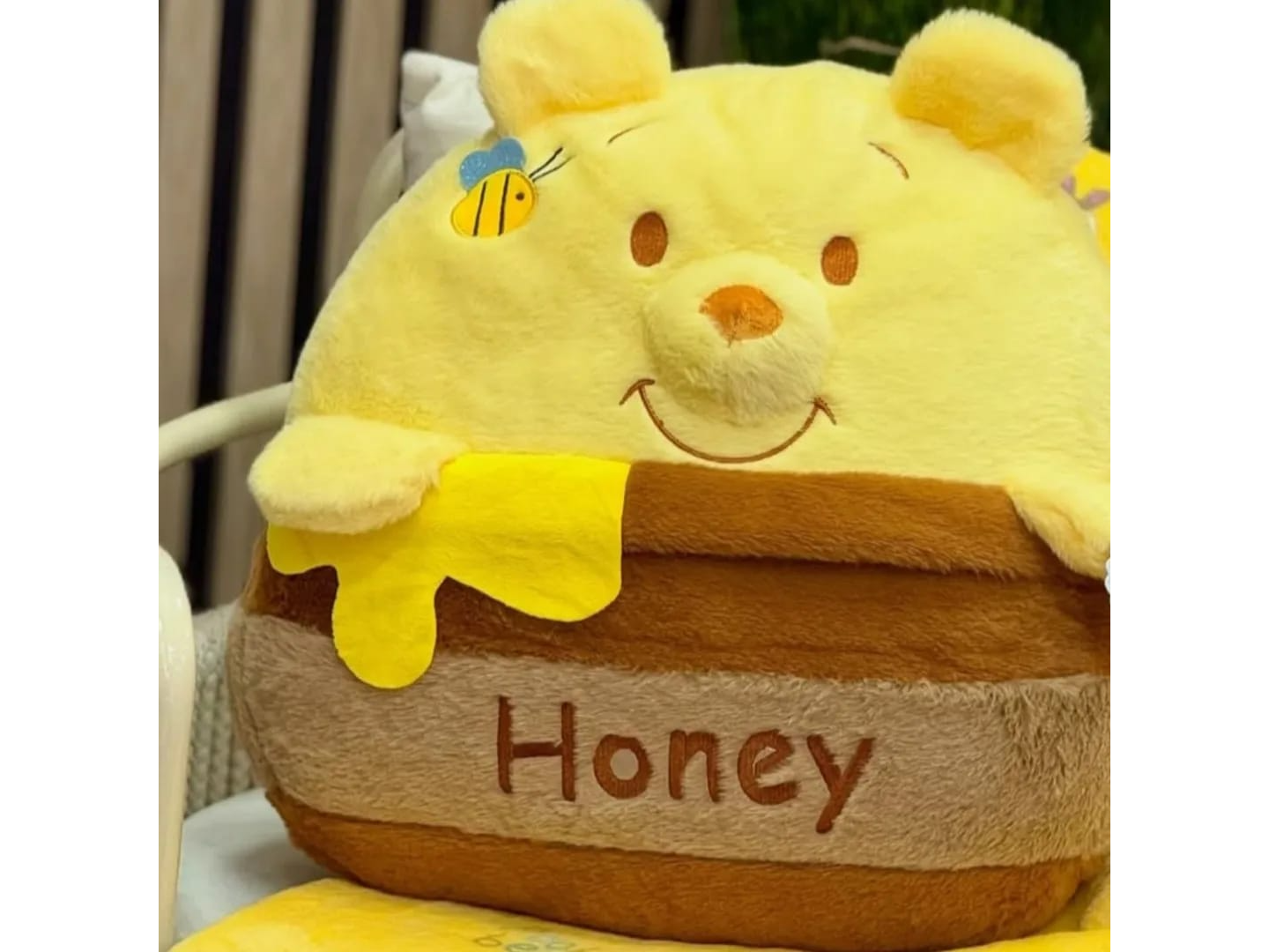 Peluches con manta winnie pooh