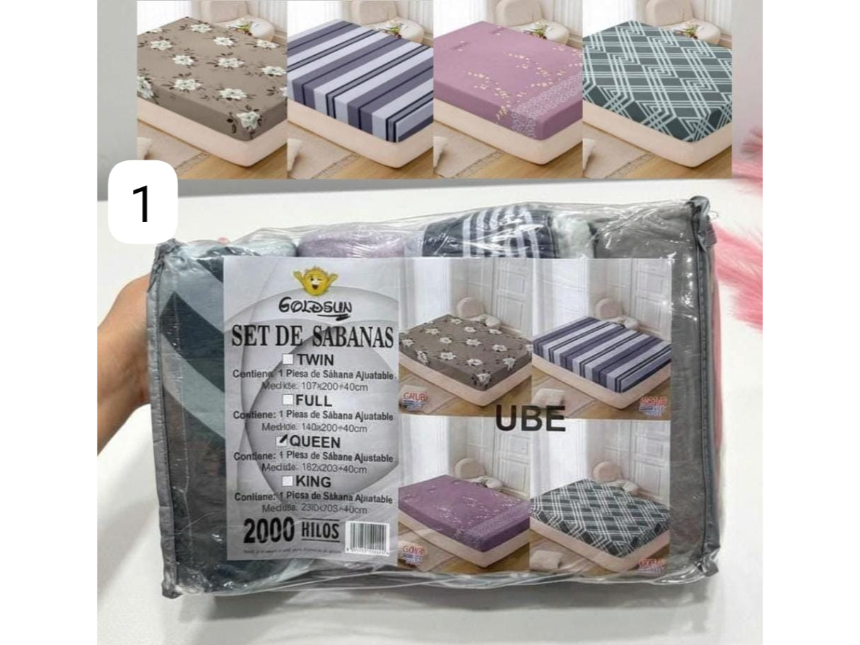 Queen set de 4 ajustables