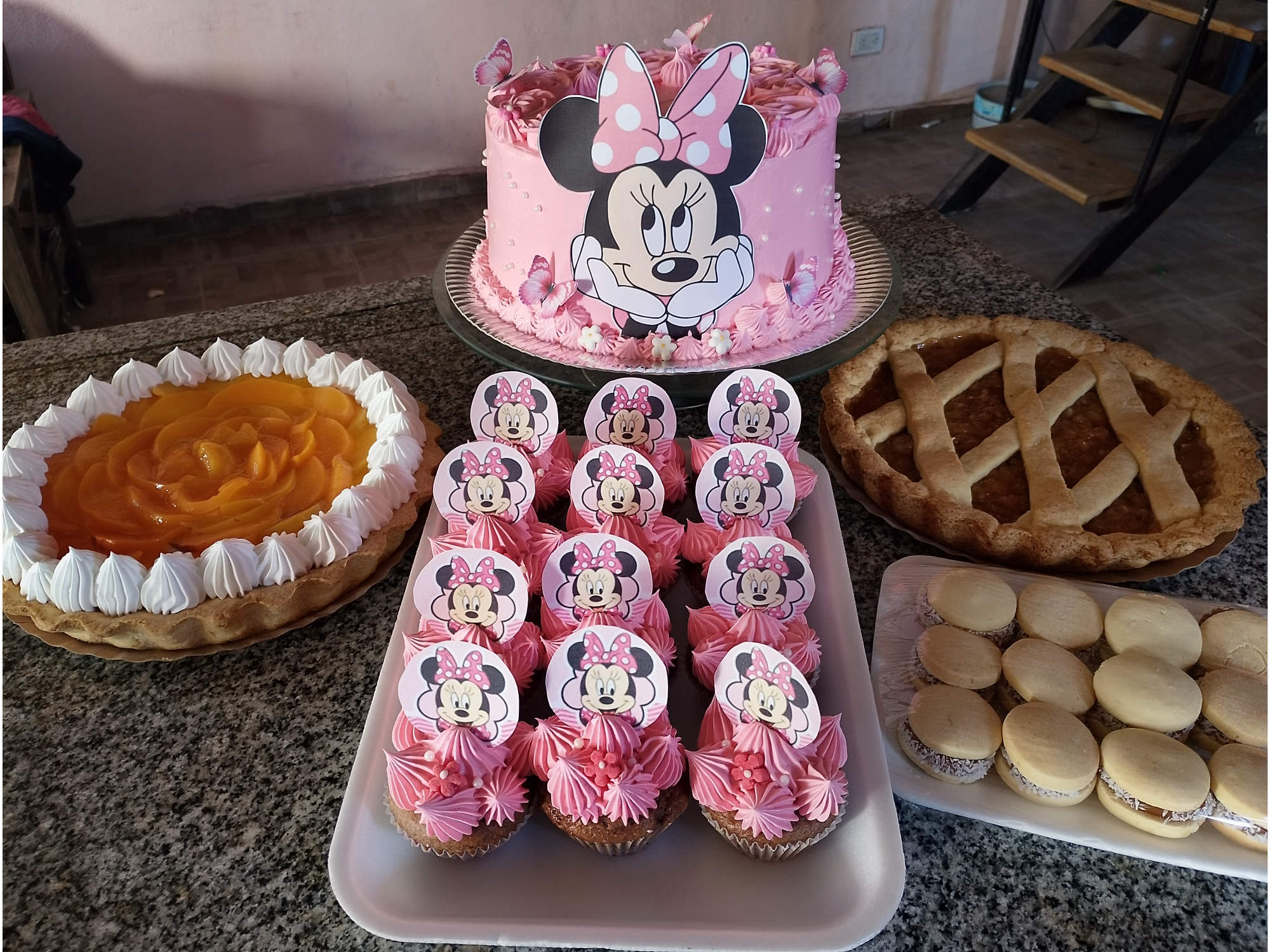 Mesa dulces de Tartas mix pastelería