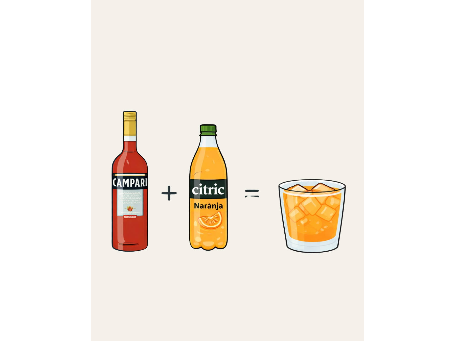 1 Campari + Citric Naranja 1L
