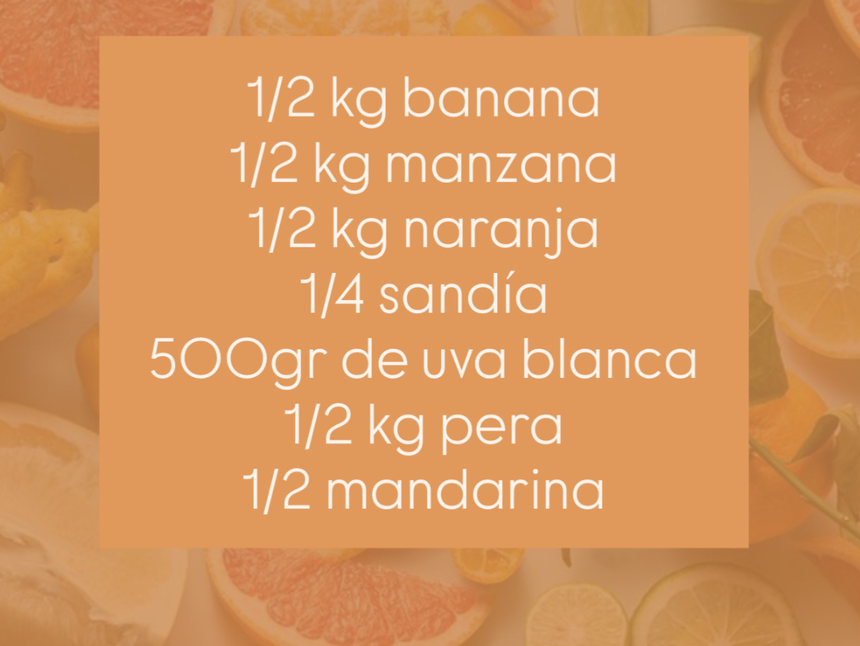 Bolsón de fruta pro