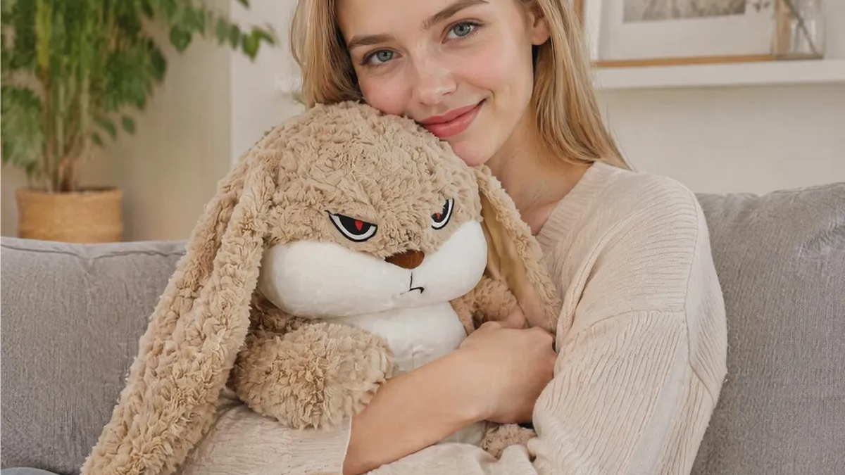 PELUCHE CONEJO GRUÑON