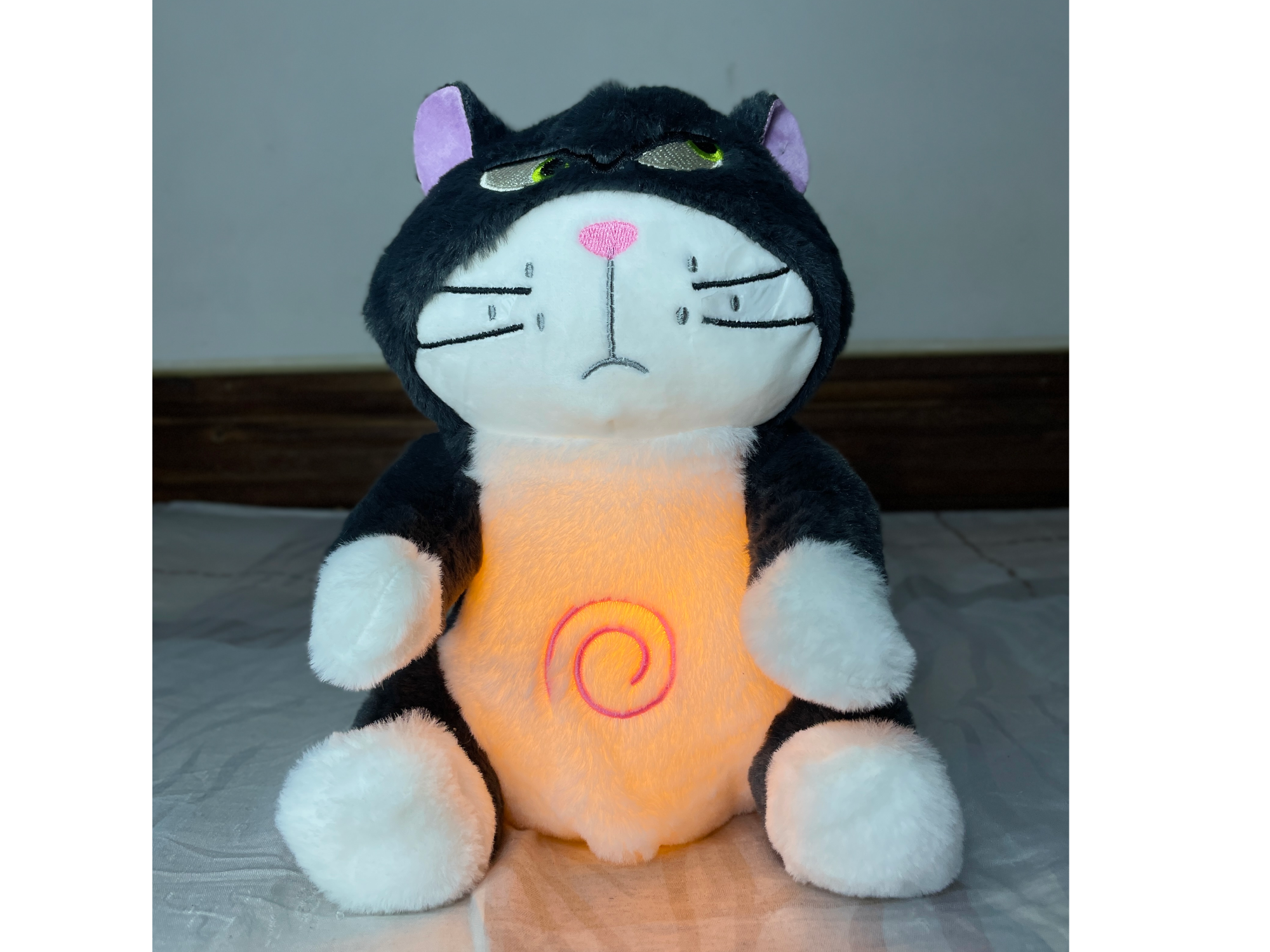 ✨ Gato Gruñón que Respira 30 cm ✨