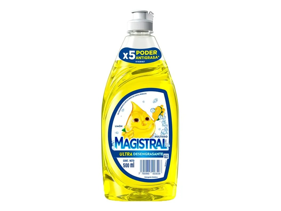 Detergente ultra limon magistral bot x 500 cc