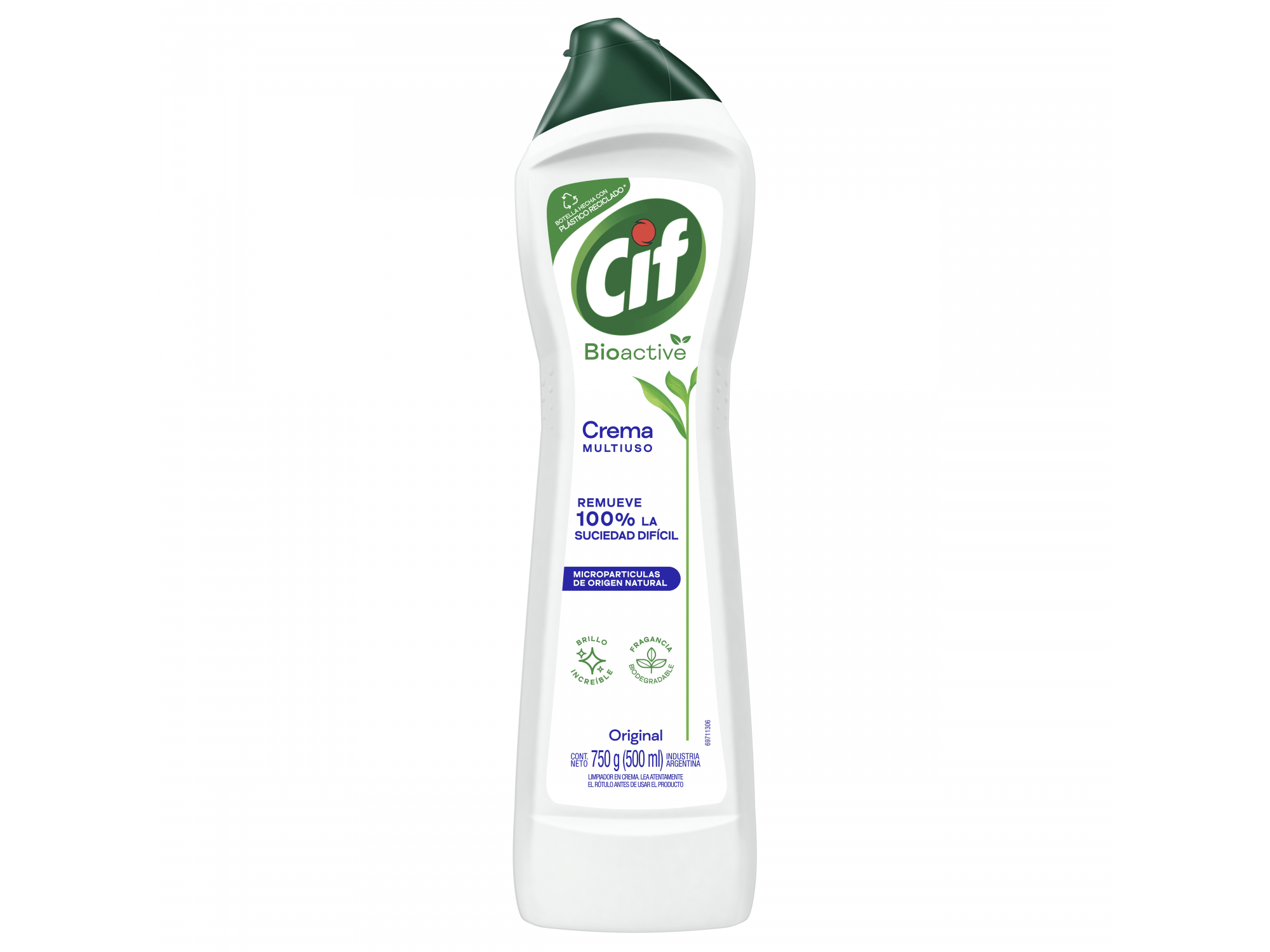Limpiador cremoso bioactive original cif x 500 cc