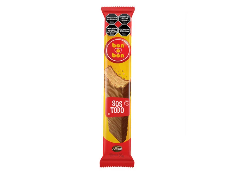 Oblea bañada bon o bon x 30 grs