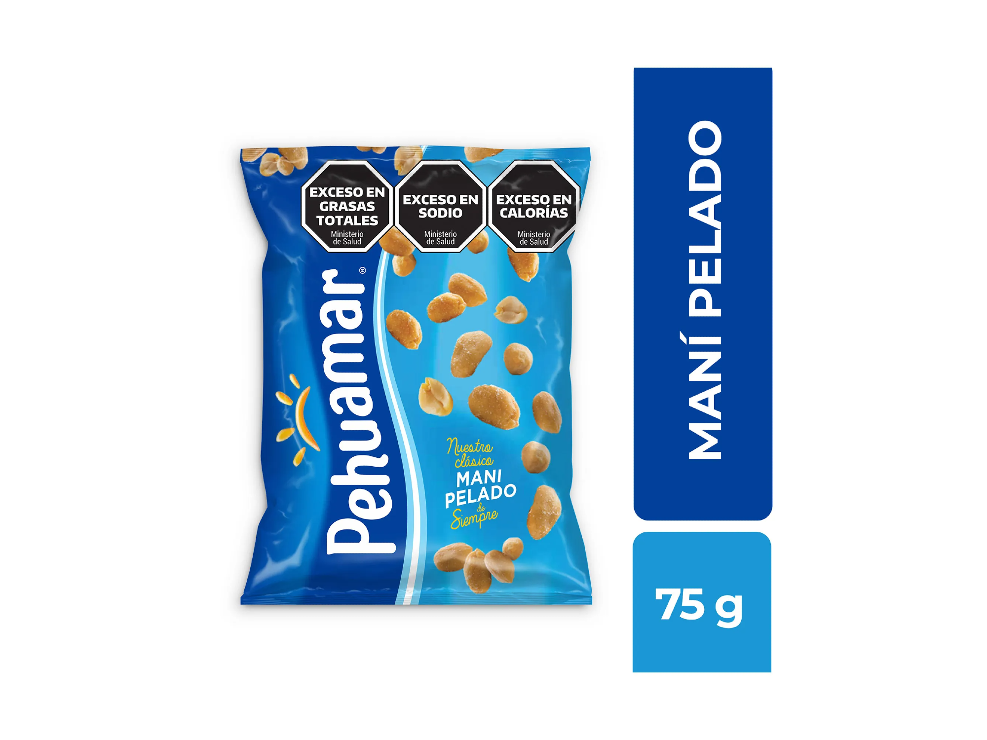 mani salado pehuamar bolsa x 75 grs