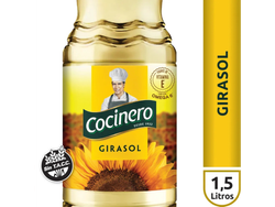 Aceite girasol cocinero pet x 1.5Lt