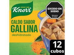 Caldo gallina cubos knorr x 12 uni