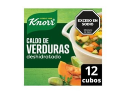 Caldo verdura cubos knorr x 12 uni